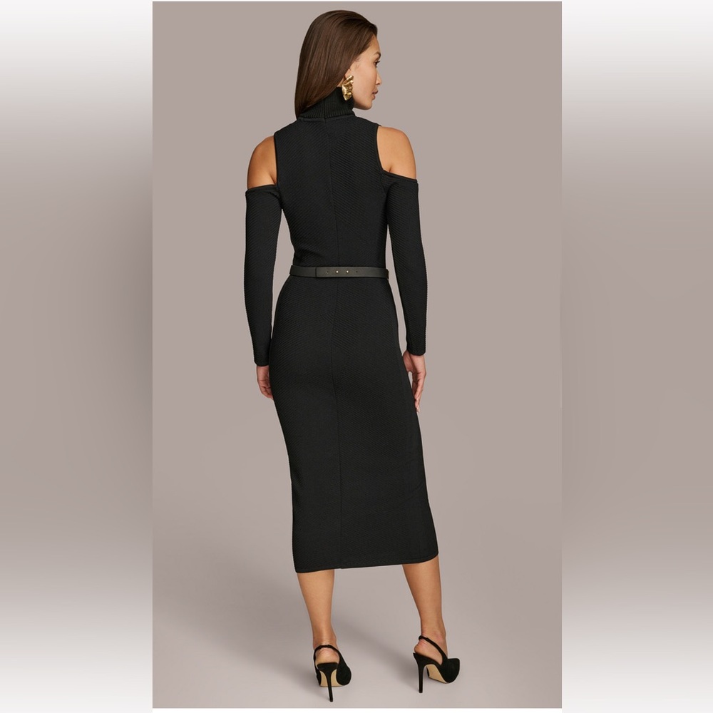 Donna Karan New York
Women's Cold-Shoulder Mock-Neck Dress - Picture 2 of 4
